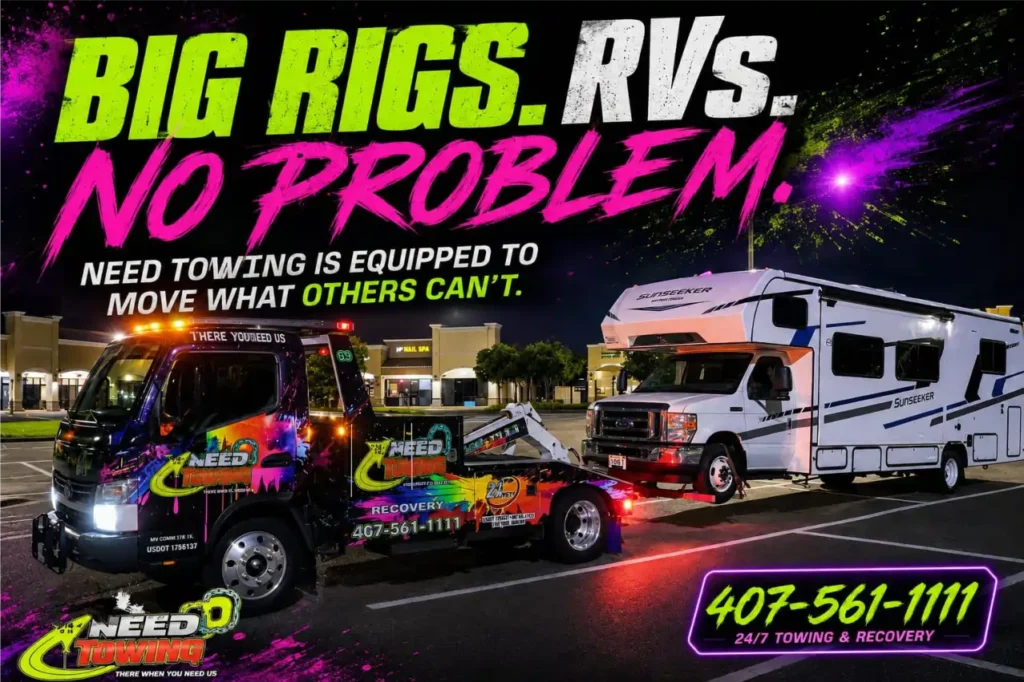 RV TOWING POST CARD 1