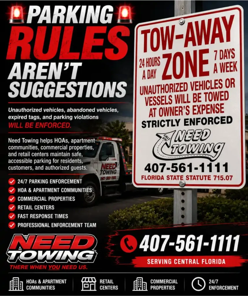 tow-away SIGN
